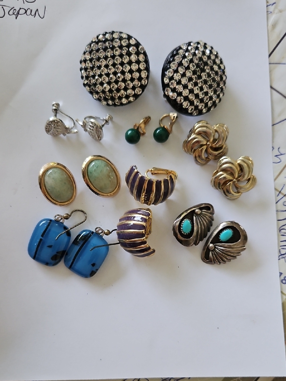 Estate Jewelry, Vintage Earrings Lot